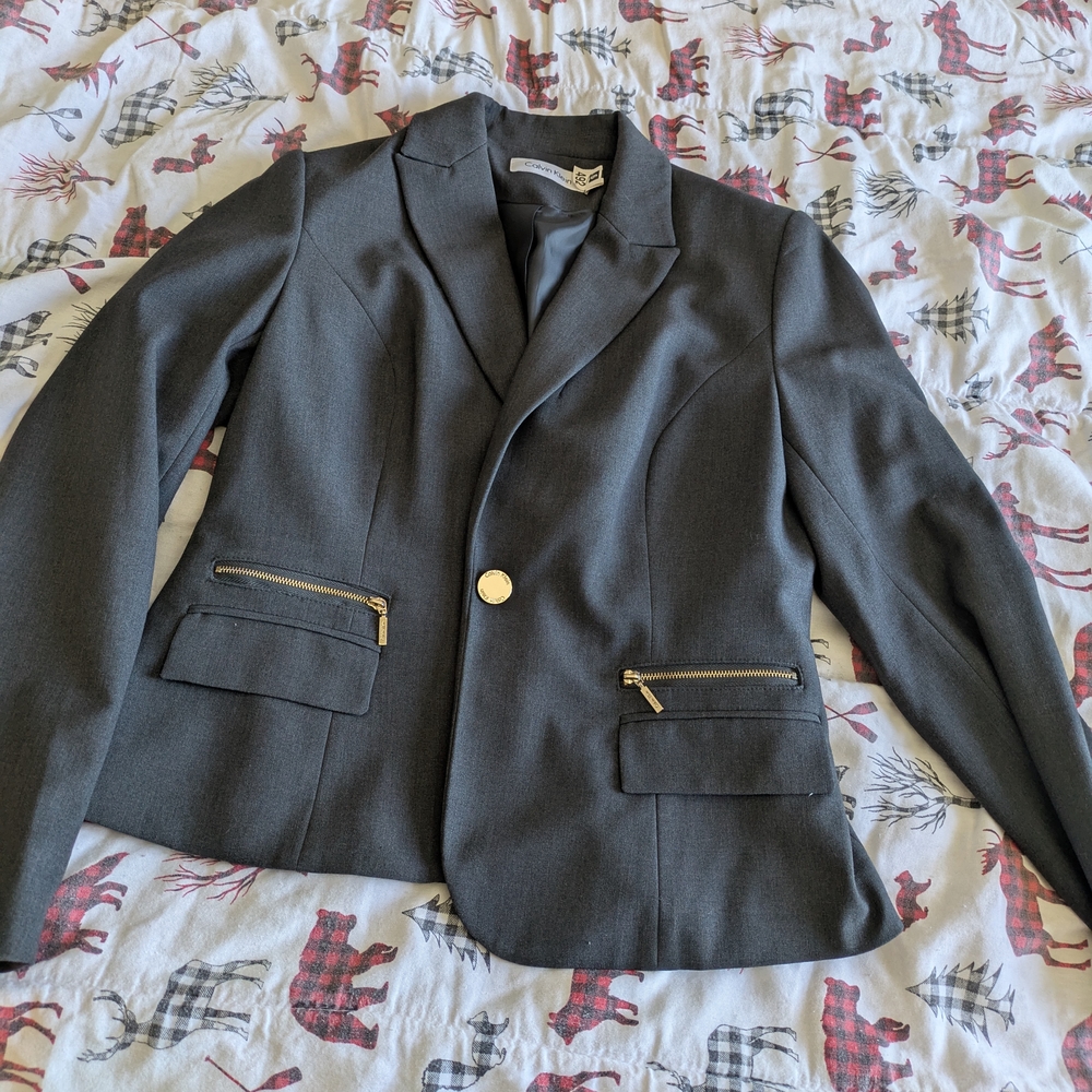 Women's Gray Blazer